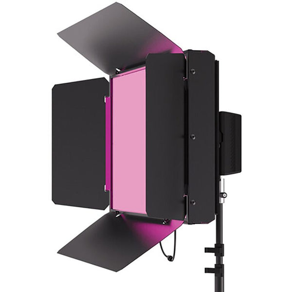 Cineroid CML250 RGBWW 250W LED Panel Kit with Barndoors