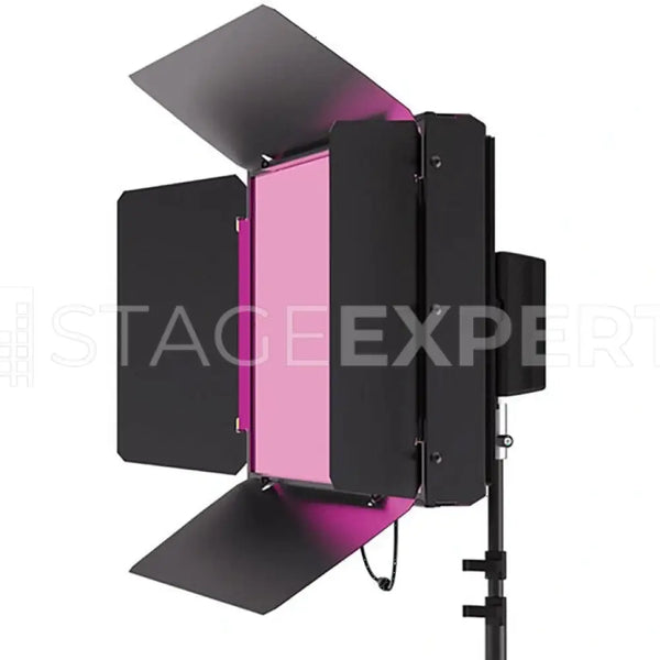 Cineroid CML250 RGBWW 250W LED Panel Kit with Barndoors