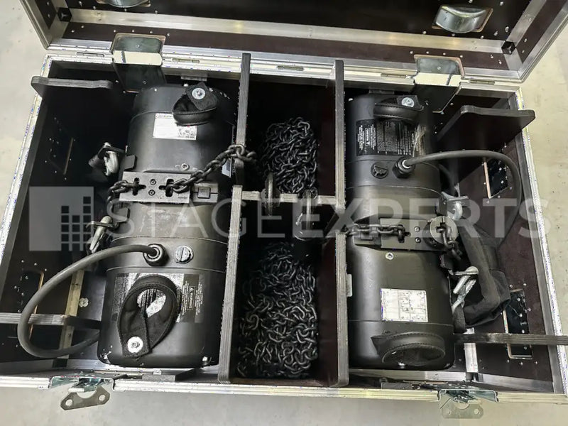 CM Lodestar F500 500kg Electric Chain Hoists Set of 6, 10m Chain