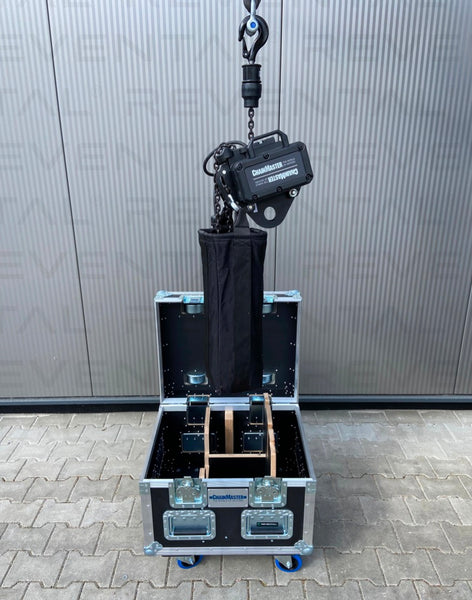 ChainMaster D8+ 500kg Ultra Hoist, 18.75m Chain + Case