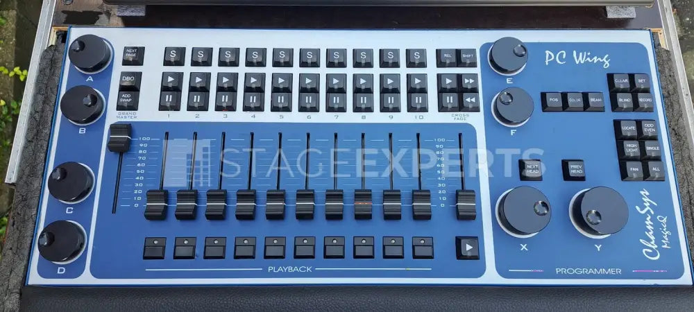 ChamSys PC Wing control surface with mini PC and touch monitor