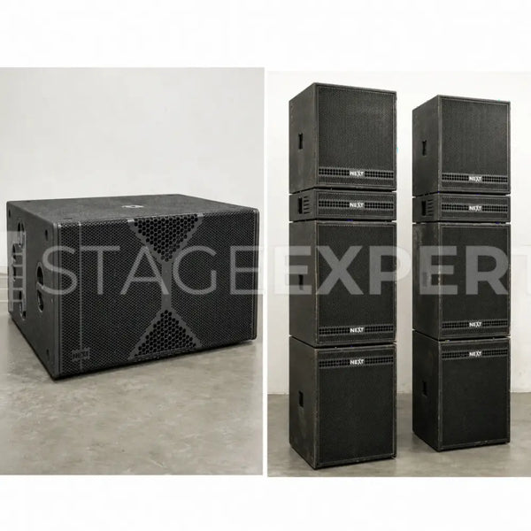 NEXT Pro Audio PX System with LAs418A Active Subwoofers