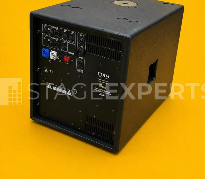 CODA Audio PW12A/PW12 Set – Active Sub/Sat PA System