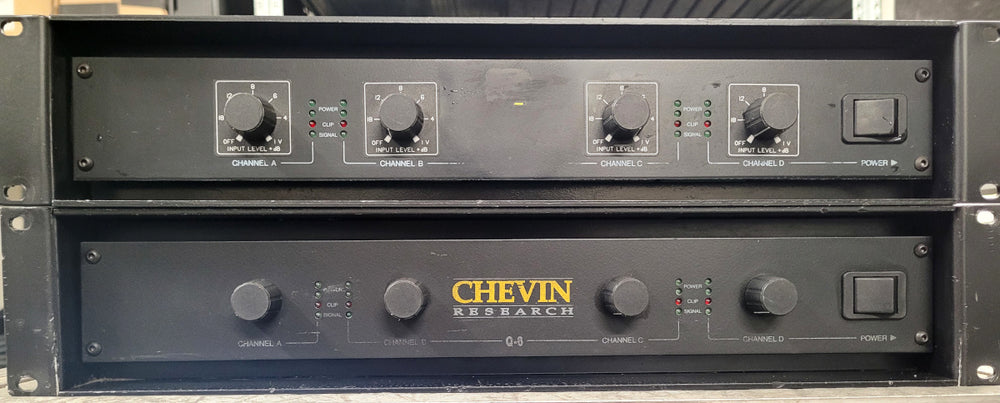 Chevin Q6 Four-Channel Amplifier – 2 Units, 4x600W @4Ω