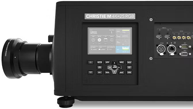 Christie M 4K25 RGB laser projector – 25,000 lm 4K UHD 3DLP