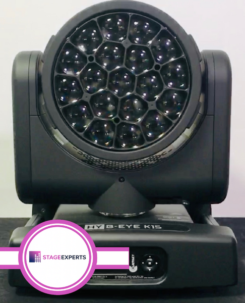 Clay Paky HY B-EYE K15 hybrid wash/beam with pixel mapping