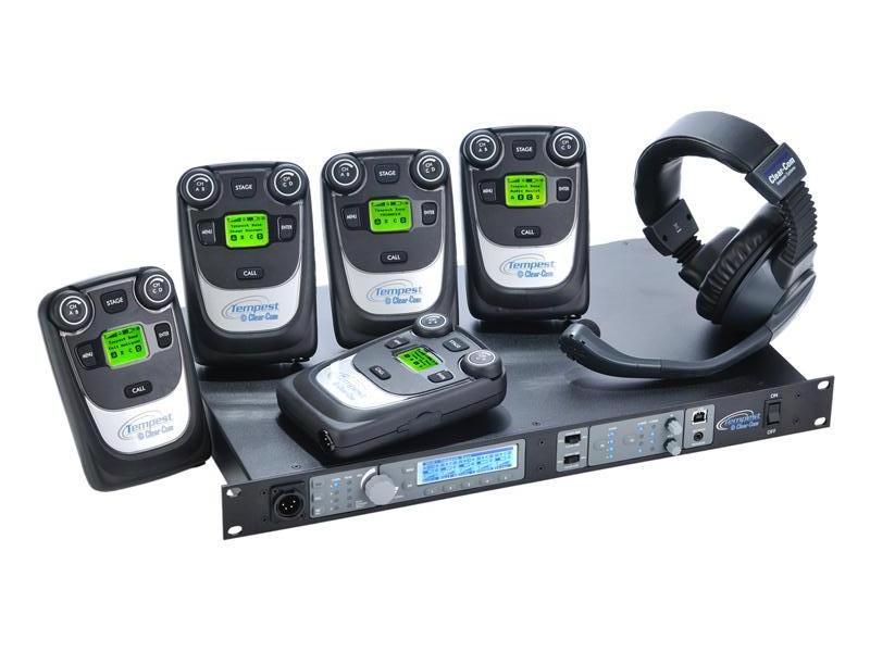Clear-Com Tempest 2400 Digital Intercom Set – 4-Channel