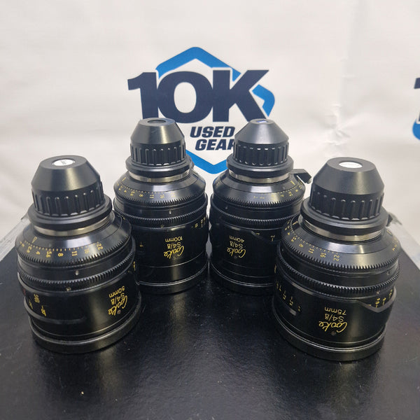 Cooke S4/i PL Prime Lens Set 40/50/75/100mm