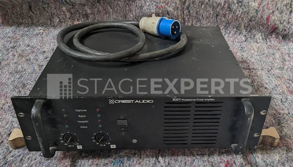 Crest Audio 8001 Power Amplifier – 19-inch 3U Rack