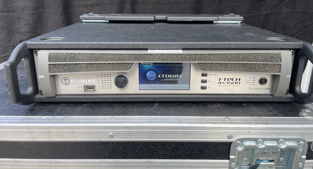 Crown I-Tech 4x3500HD System Amplifier – 2900 Hours
