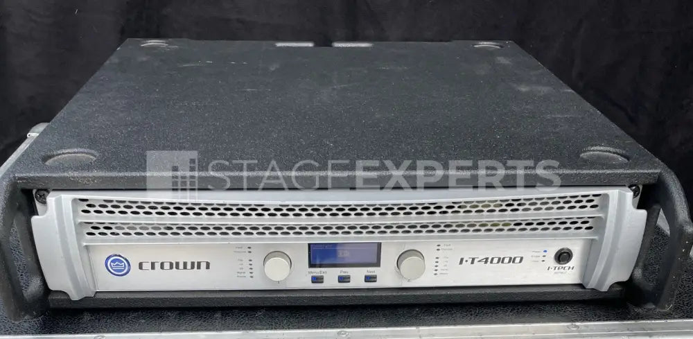 Crown I‑Tech 4000 2‑Ch Amplifier – Serviced, Very Low Hours