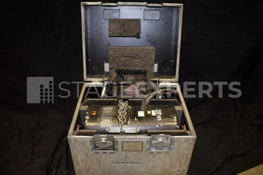 CM Lodestar 500kg LV Hoists (8), 27m Chain, Cased - Single Cases