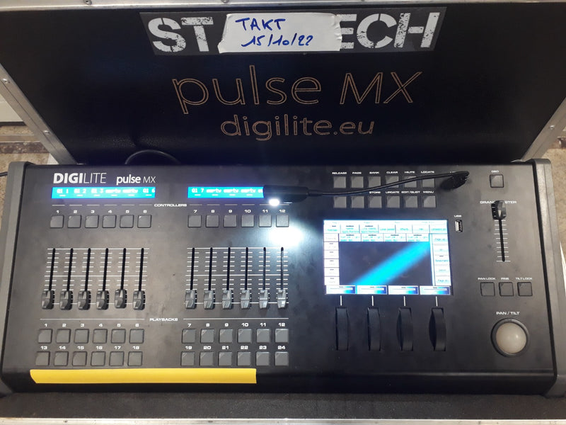 Digilite Pulse MX 3072 Lighting Console with 7" Touchscreen