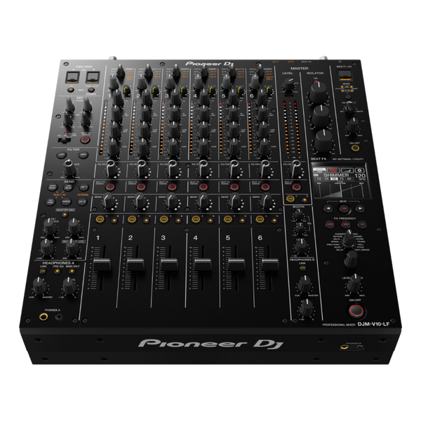 Pioneer DJ DJM-V10-LF 6-Channel DJ Mixer with Long Faders
