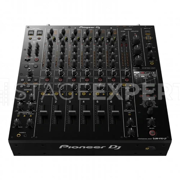 Pioneer DJ DJM-V10-LF 6-Channel DJ Mixer with Long Faders