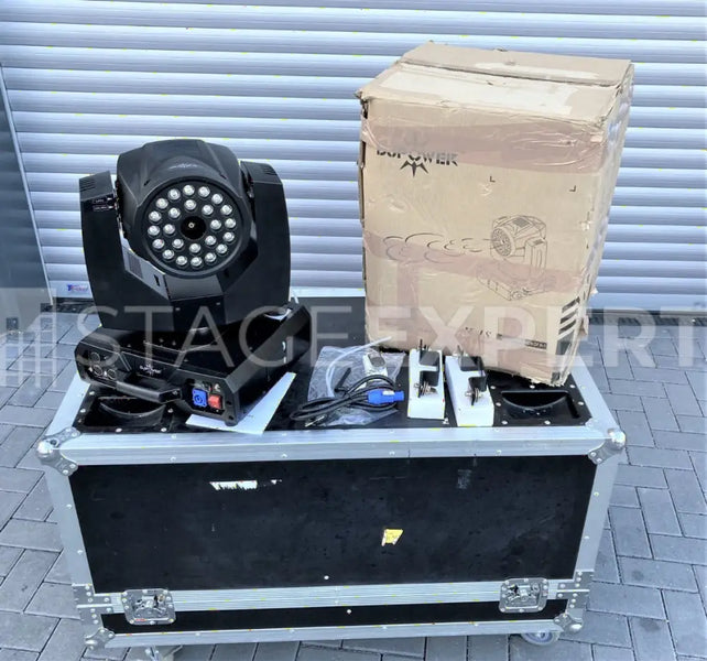 DJ Power H-1S Fog Moving Head, 1500W, RGBA, DMX Control