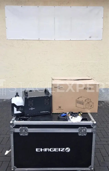 DJ POWER H-2VD Dual Vertical Fog Machine, CO2 Effect