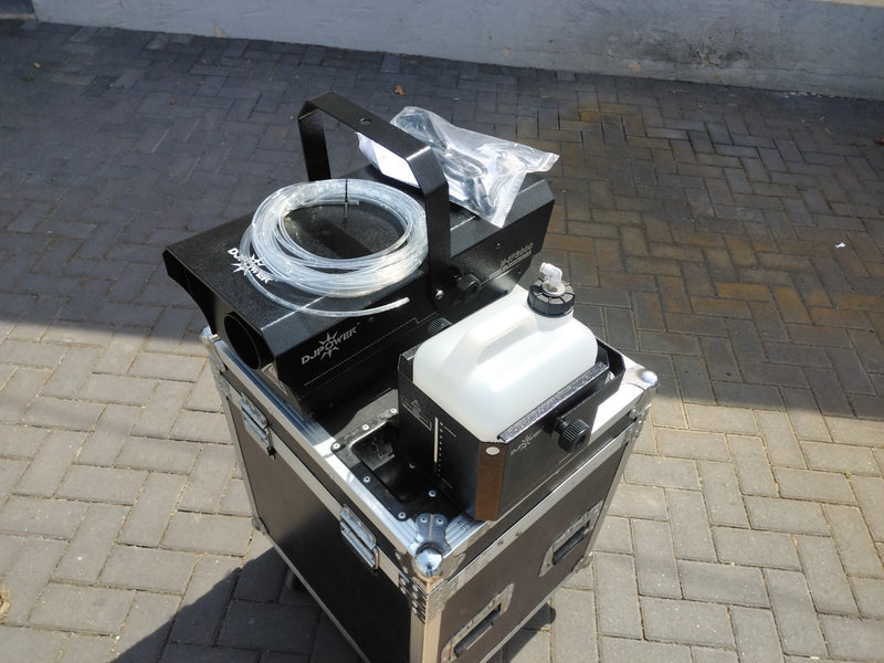 DJ Power H-IP3000 IP53 Outdoor Fog Machine, 3000W Dual Nozzle