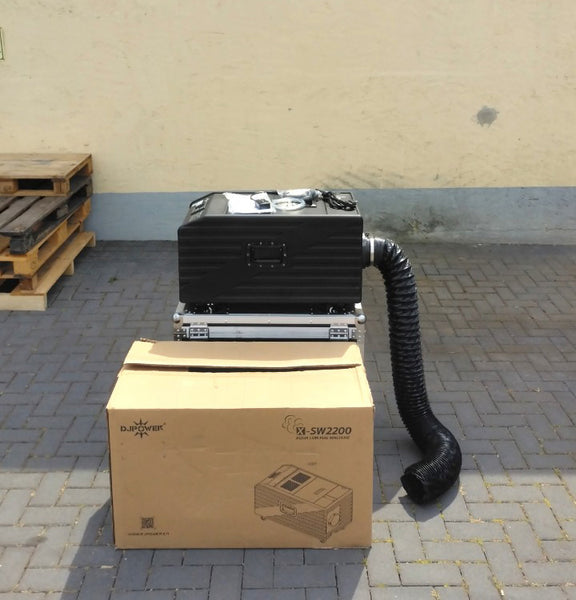 DJ Power X-SW2200 Low Fog Machine – Water-Based, DMX Control