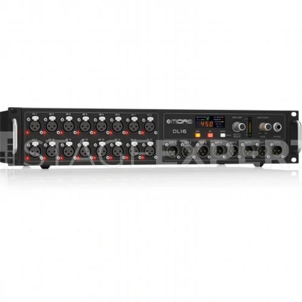 Midas DL16 Digital Stage Box – 16 In/8 Out, ADAT, Ultranet