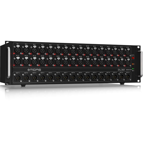 Midas DL32 Stage Box – 32 In / 16 Out AES50 Digital I/O