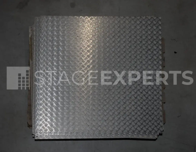 Aluminium Chequer Plates – 66-piece batch for staging