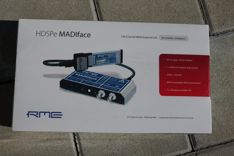 RME HDSPe MADIface + Sonnet Adapter & Apple TB Cable