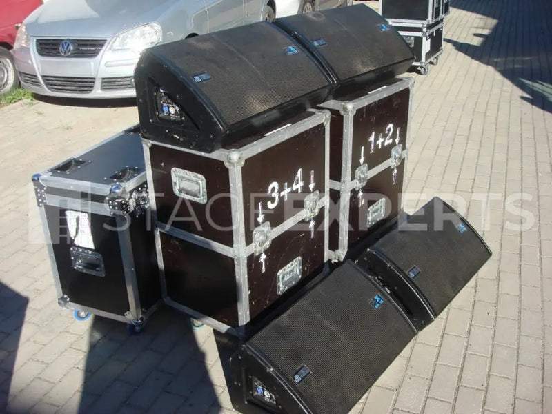 dBTechnologies DVX DM12 Monitors – 4x with Double Cases
