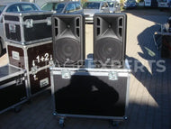 RCF ART 310-A Mk IV Pair + Double Flight Case – Excellent