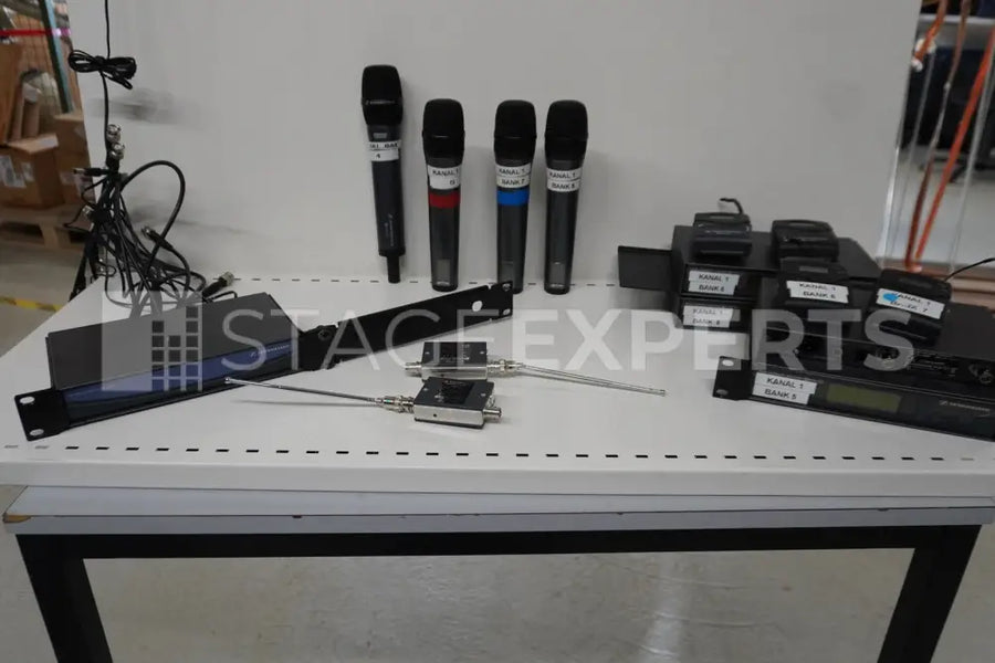 Sennheiser EW300 G2 wireless set of 4 with SKM300, SK100, ASP2