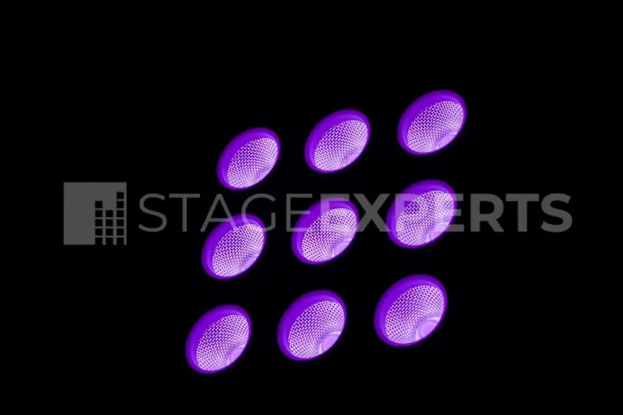 Eurolite LED IP Atmo Blinder 9 – 4x set with case