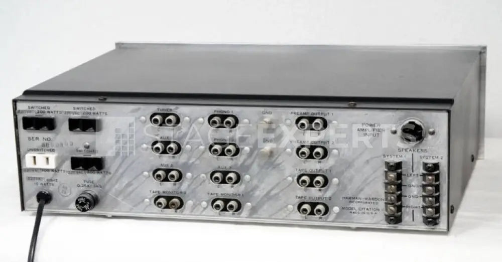 Harman Kardon Citation 11 Preamplifier – Classic Hi‑Fi Preamp