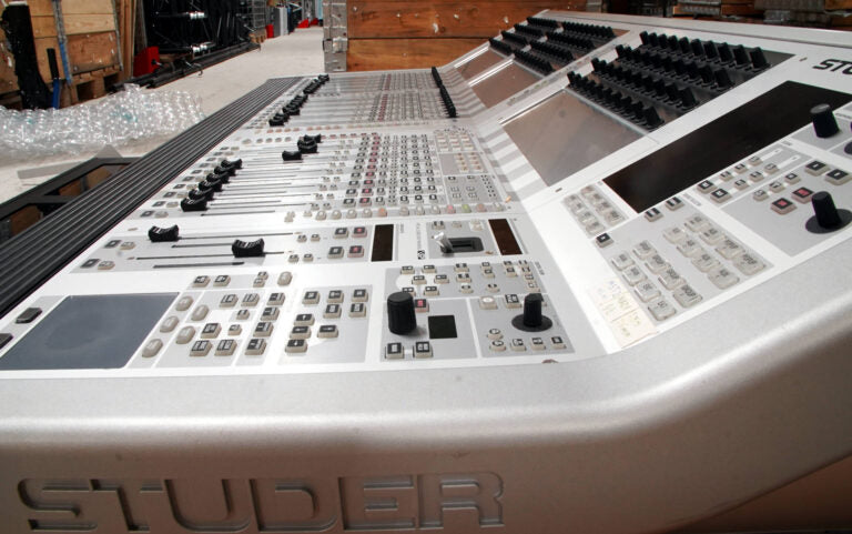 Studer Vista 1 32‑Fader Console with D21m I/O & Meter Bridge