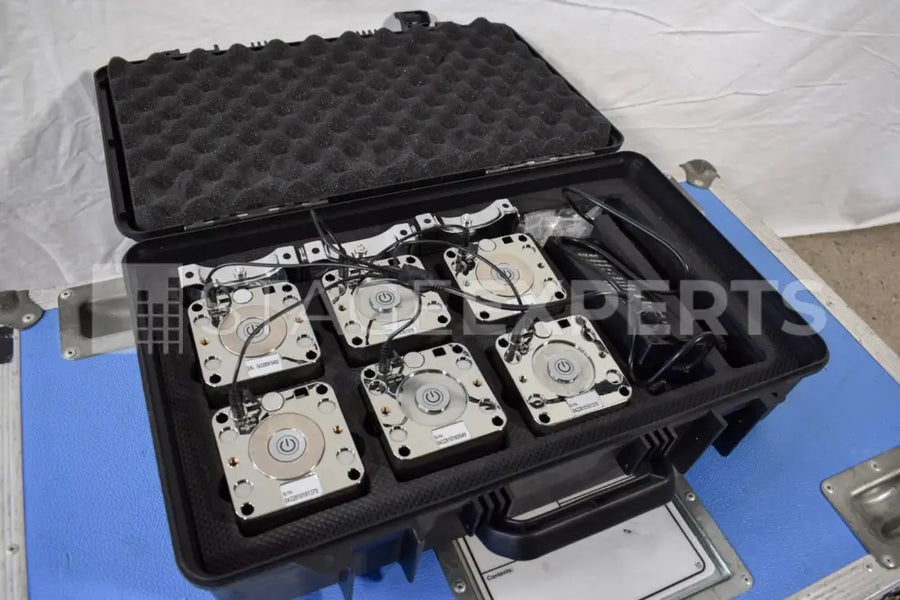 Prolights Dot-Q Wireless Uplights 6x Set with W-DMX