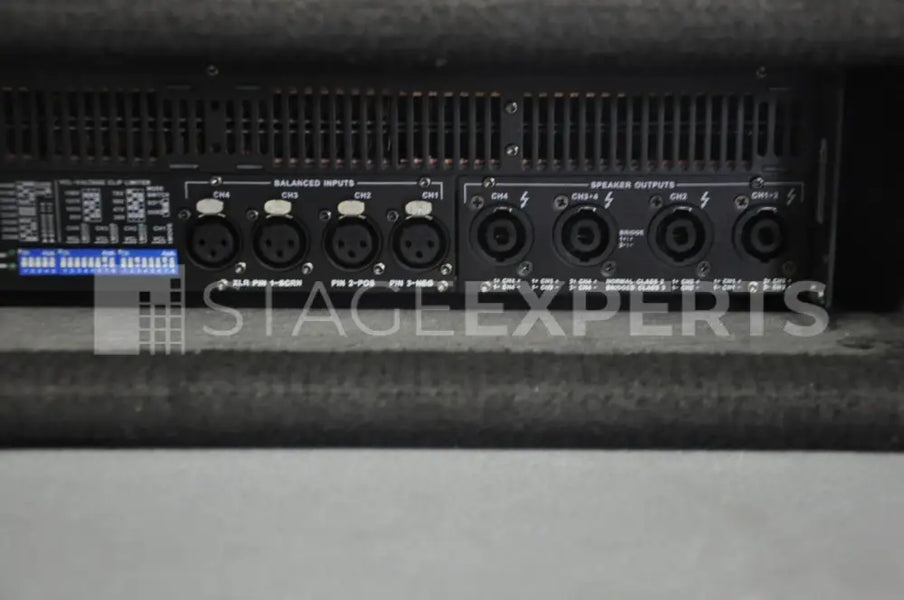 PL Audio D10K4 4x2500W 4-Channel Power Amplifier | Stage Experts