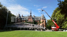 Load image into Gallery viewer, Slick Maxi Beam 22x12m Roof System with Towers &amp; Keder
