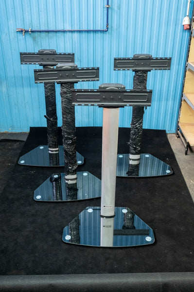 Techly TV Stand Set of 4 – Professional Display Stands
