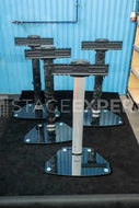 Techly TV Stand Set of 4 – Professional Event Display Stands