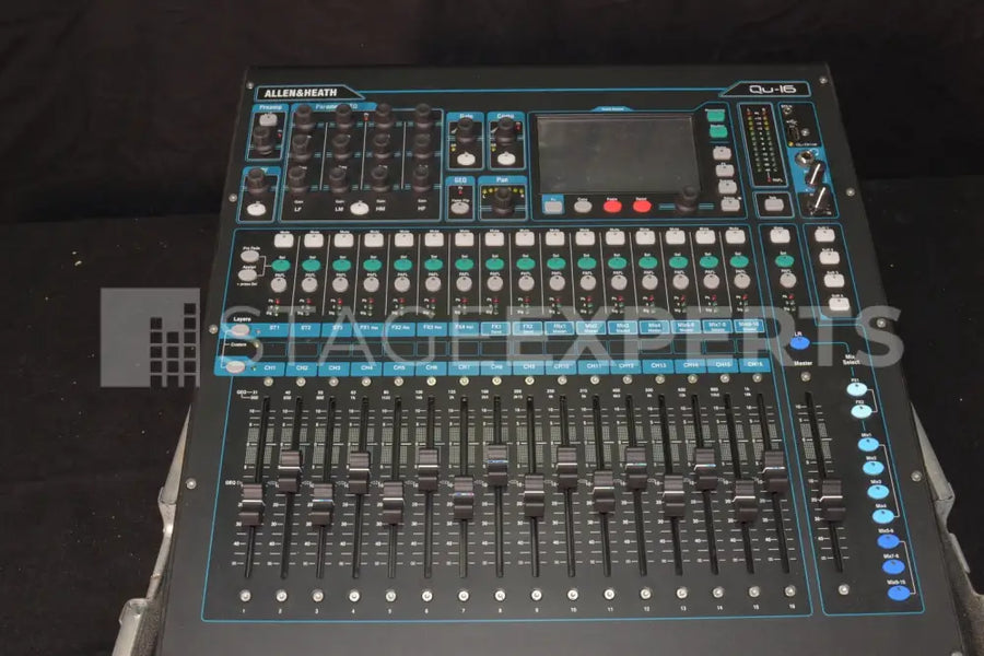 Allen & Heath QU-16 Digital Mixer with Flight Case – Pro