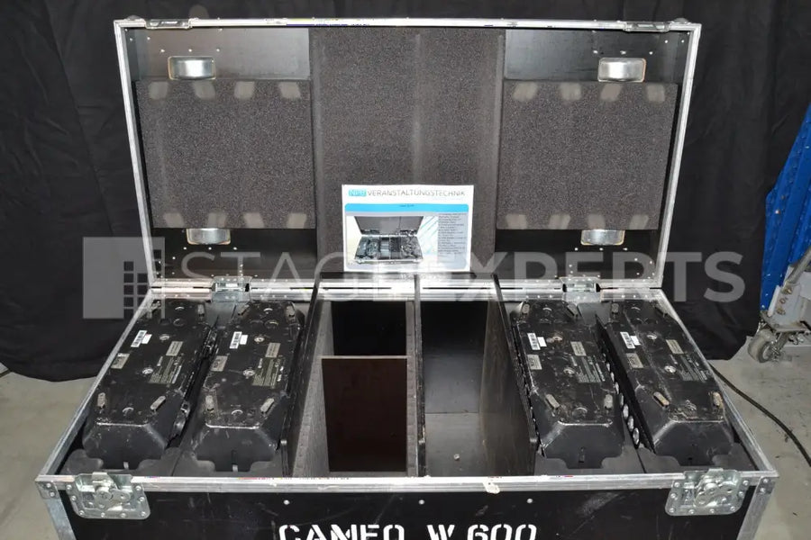 Cameo Zenit W600 Outdoor LED Wash – Set of 4 with Case
