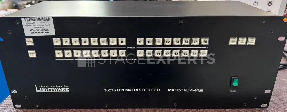 Lightware MX 16x16 DVI‑Plus Matrix Switcher | 16x16 DVI
