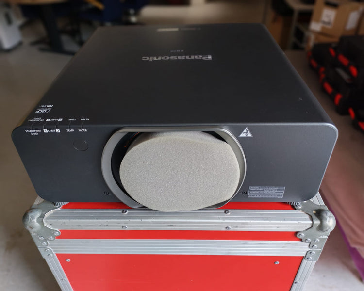 Panasonic PT-DZ110XE 3‑Chip DLP Projector, 10,600 lumens