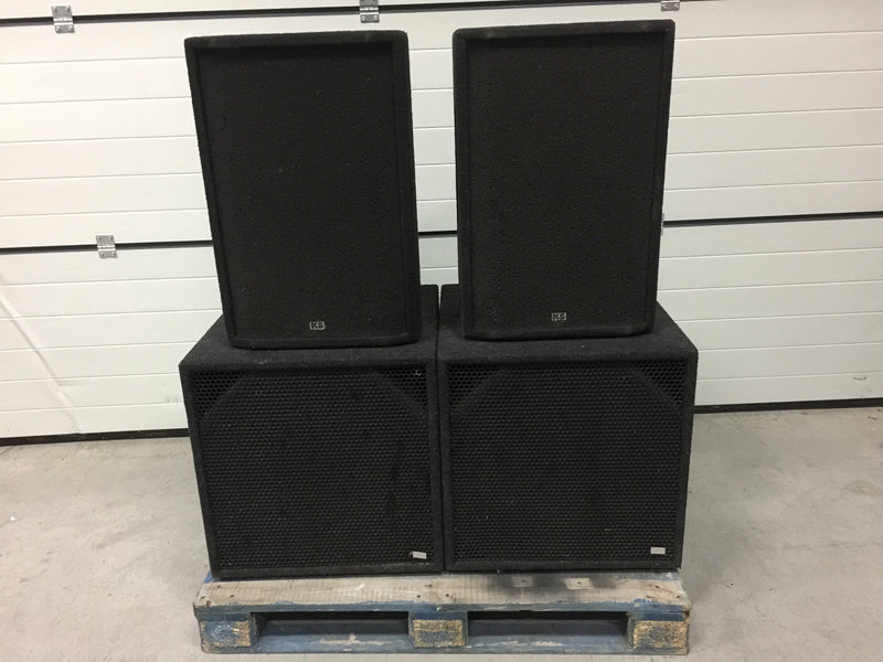 KS Audio SESSION System CB118/CM215 – 2 Subs, 2 Tops