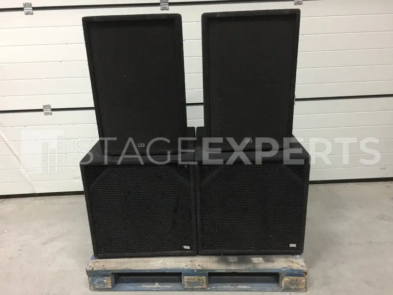 KS Audio SESSION CB118/CM215 System – 2 Subs, 2 Tops