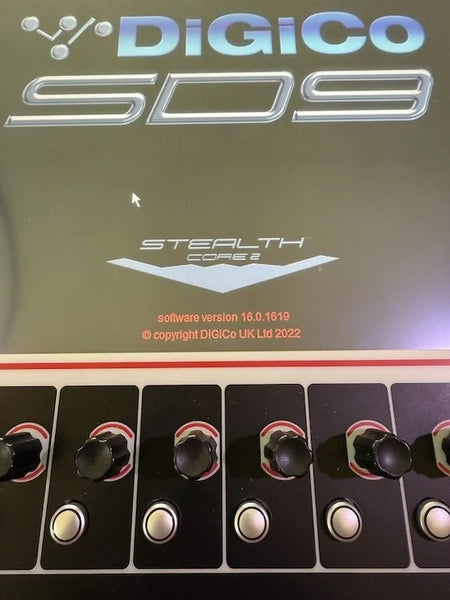 DiGiCo SD9 Core 2 Rack‑Pack with D‑Rack Digital Console