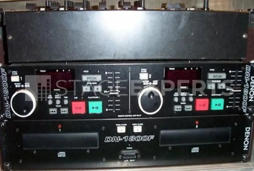 KME/Denon Complete DJ Rack – Mixer, Dual CD, Prewired Case