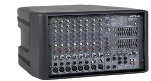 Bell SX10.600C Powered Analogue Mixer with 19in Case