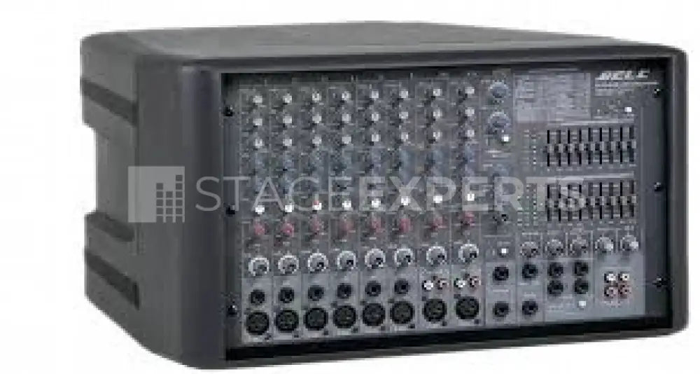 Bell SX10.600C Powered Analogue Mixer with 19in Case – 2x300W
