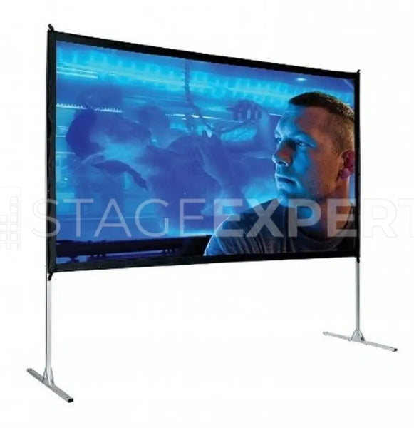 EasyFold 150" 16:10 Frame Screen with Front Fabric & Feet