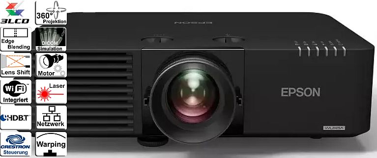 Epson EB-L895U Laser Projector, 8000 lm WUXGA with AirPlay